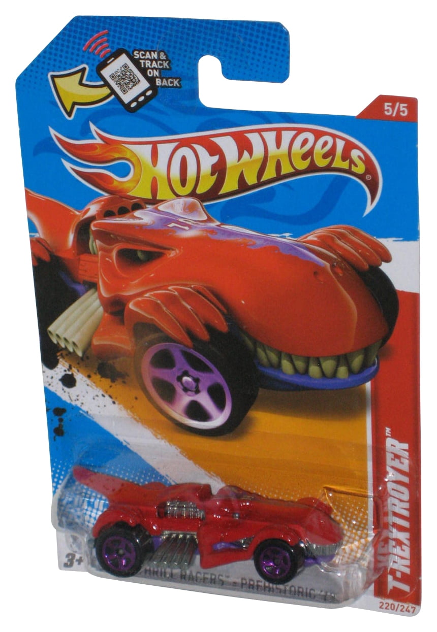 Hot Wheels Thrill Racers (2011) Prehistoric '12 Red Toy Car 220/247 ...