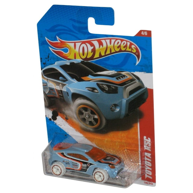 Hot Wheels Thrill Racers 4/6 Ice '12 Blue Toyota RSC Toy Car 196/244 ...