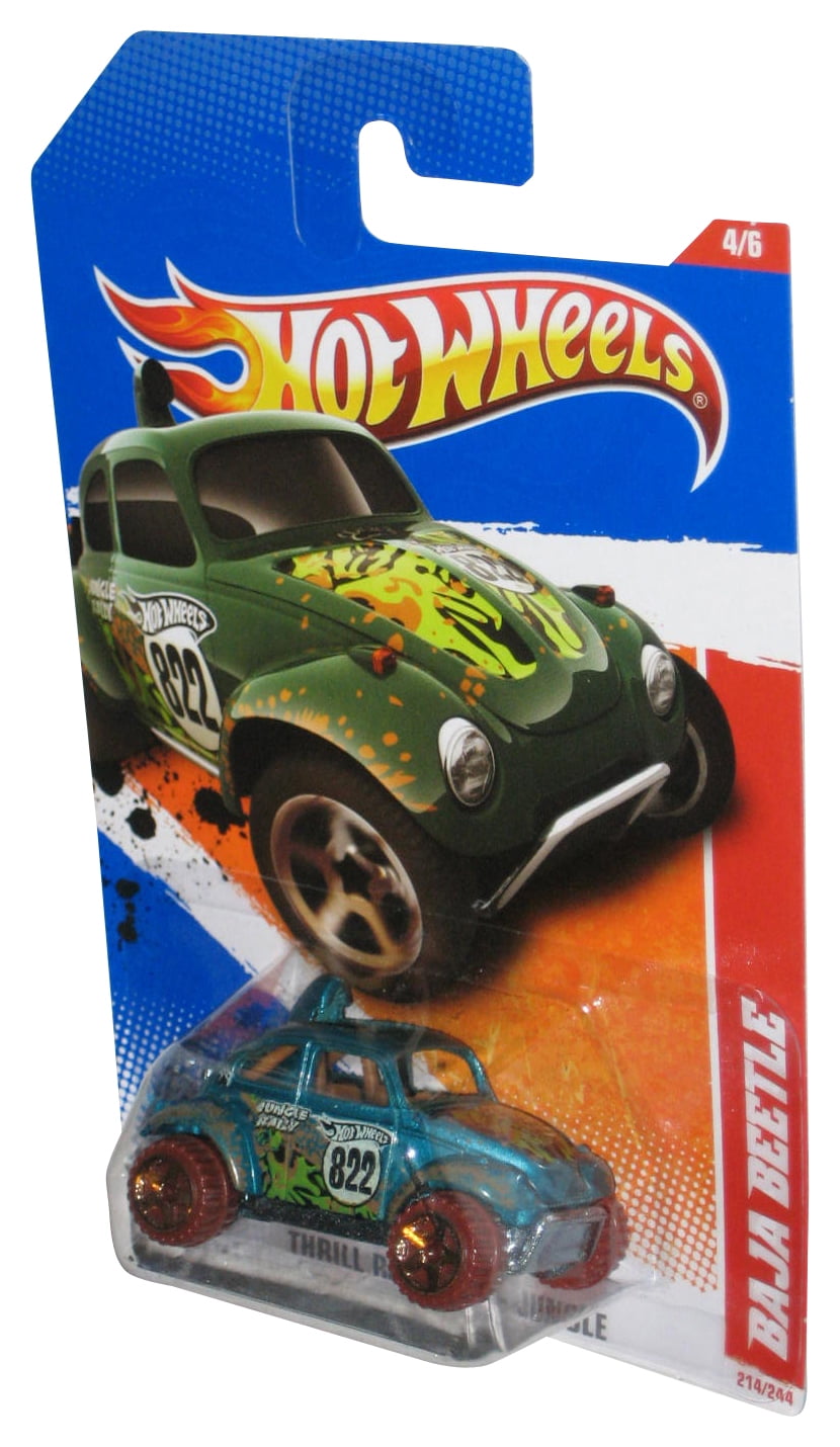 Hot Wheels Thrill Racers Jungle 4/6 (2010) Baja Beetle Toy