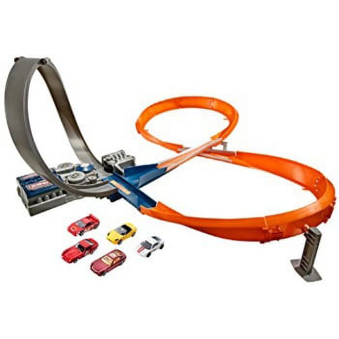 Hot Wheels Throwback Figure 8 Raceway - Walmart.com
