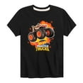 thumbnail image 1 of Hot Wheels - Tiger Shark Monster Truck - Toddler And Youth Short Sleeve Graphic T-Shirt, 1 of 4
