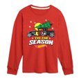 thumbnail image 1 of Hot Wheels - Tis The Season - Toddler & Youth Long Sleeve Graphic T-Shirt, 1 of 5