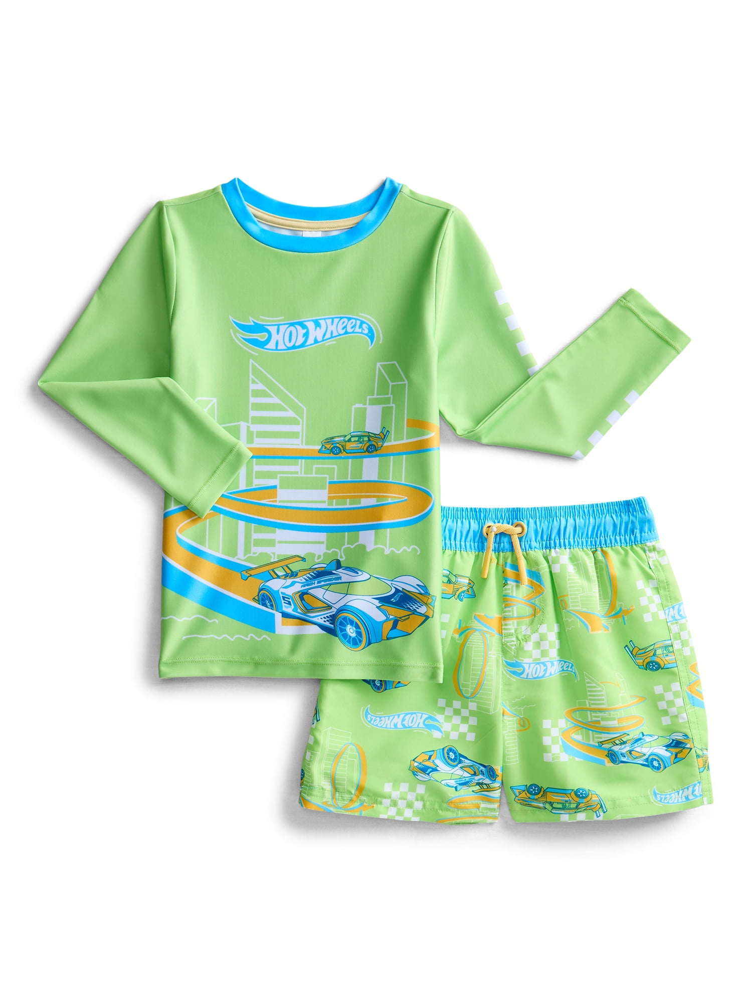 Character Toddler Boy Rash Guard Set, 2-Piece, Sizes 12M-5T