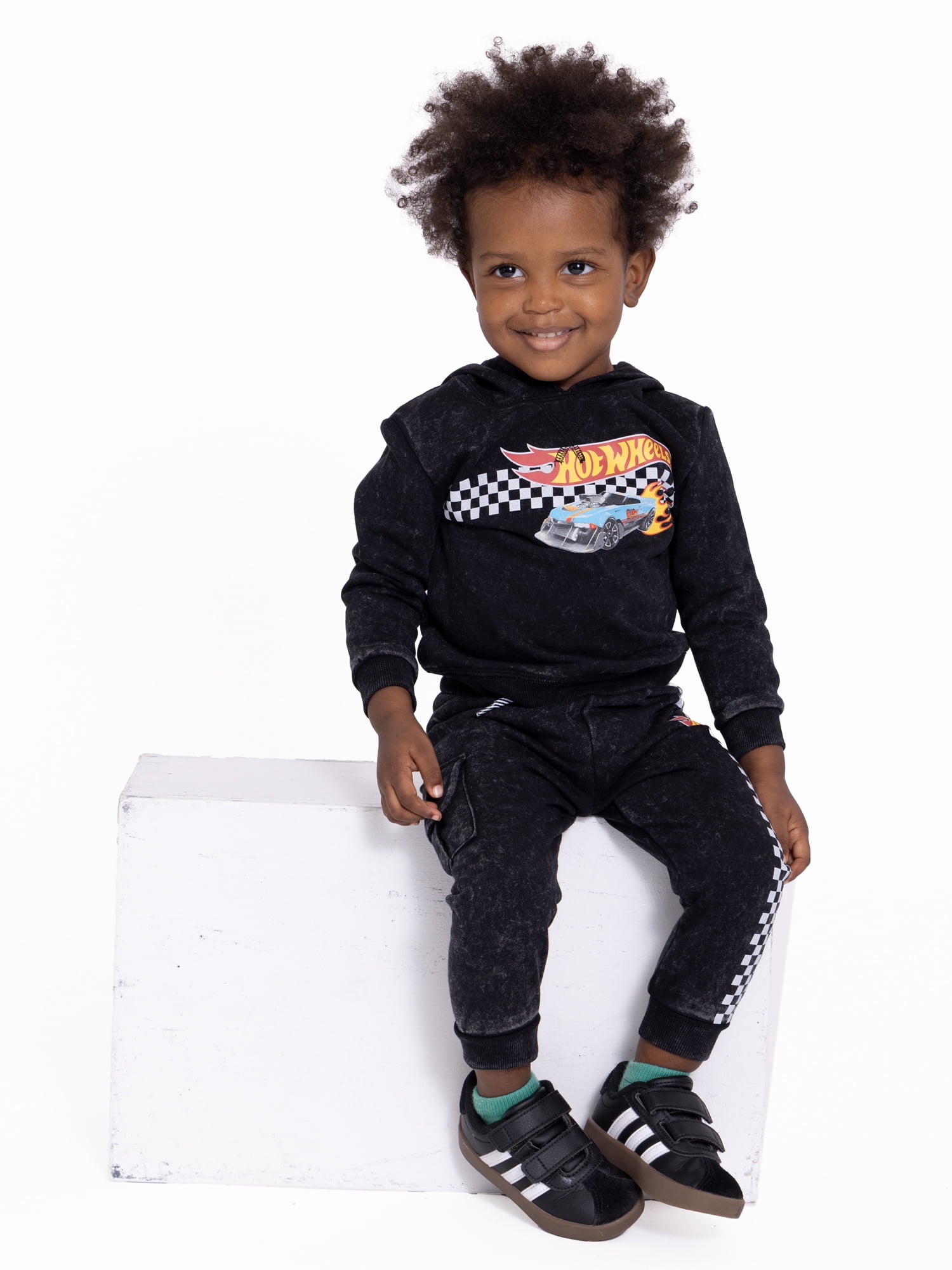 Hot Wheels Toddler Boy Hoodie and Joggers Set, Sizes 12M-5T