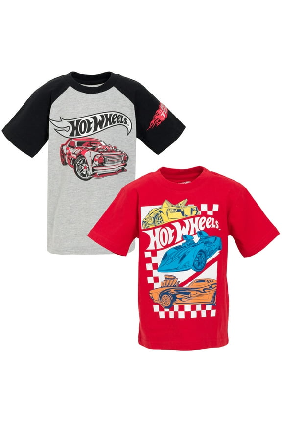 Toddler Boys 2 Pack T-Shirts Toddler to Big Kid