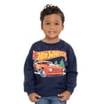 thumbnail image 1 of Hot Wheels Toddler Boys Holiday Graphic Crewneck Sweatshirt, Sizes 12M-5T, 1 of 8