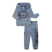 FORD Spider-Man Toddler Boys' Graphic Hoodie and Jogger Pants Set, 2-Piece, Sizes 12M-5T