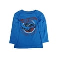 thumbnail image 1 of Hot Wheels Toddler Boys Long Blue Hot Wheels Stunt Team T-Shirt Tee Shirt 3T, 1 of 1