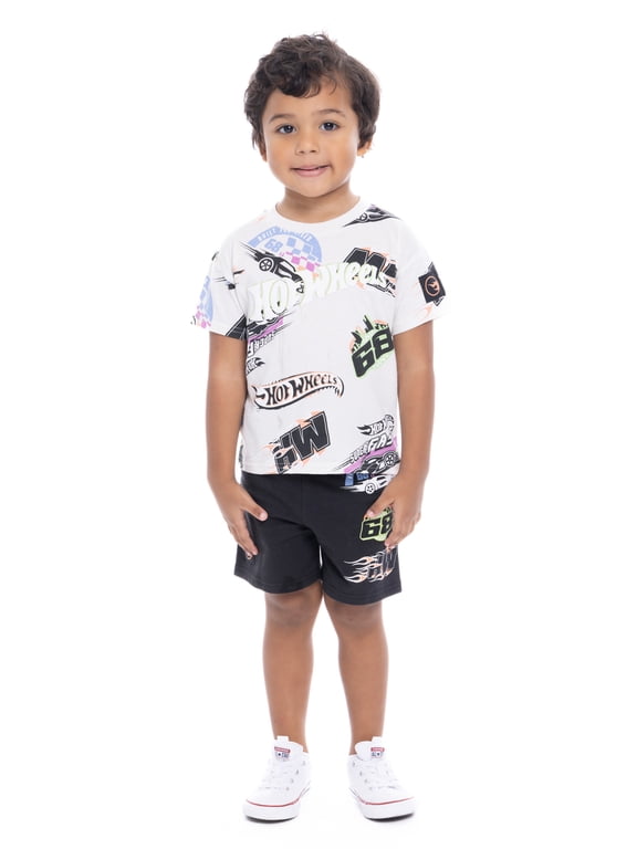 Toddler Graphic Tee and Shorts Set, 2-Piece, Sizes 12M-5T