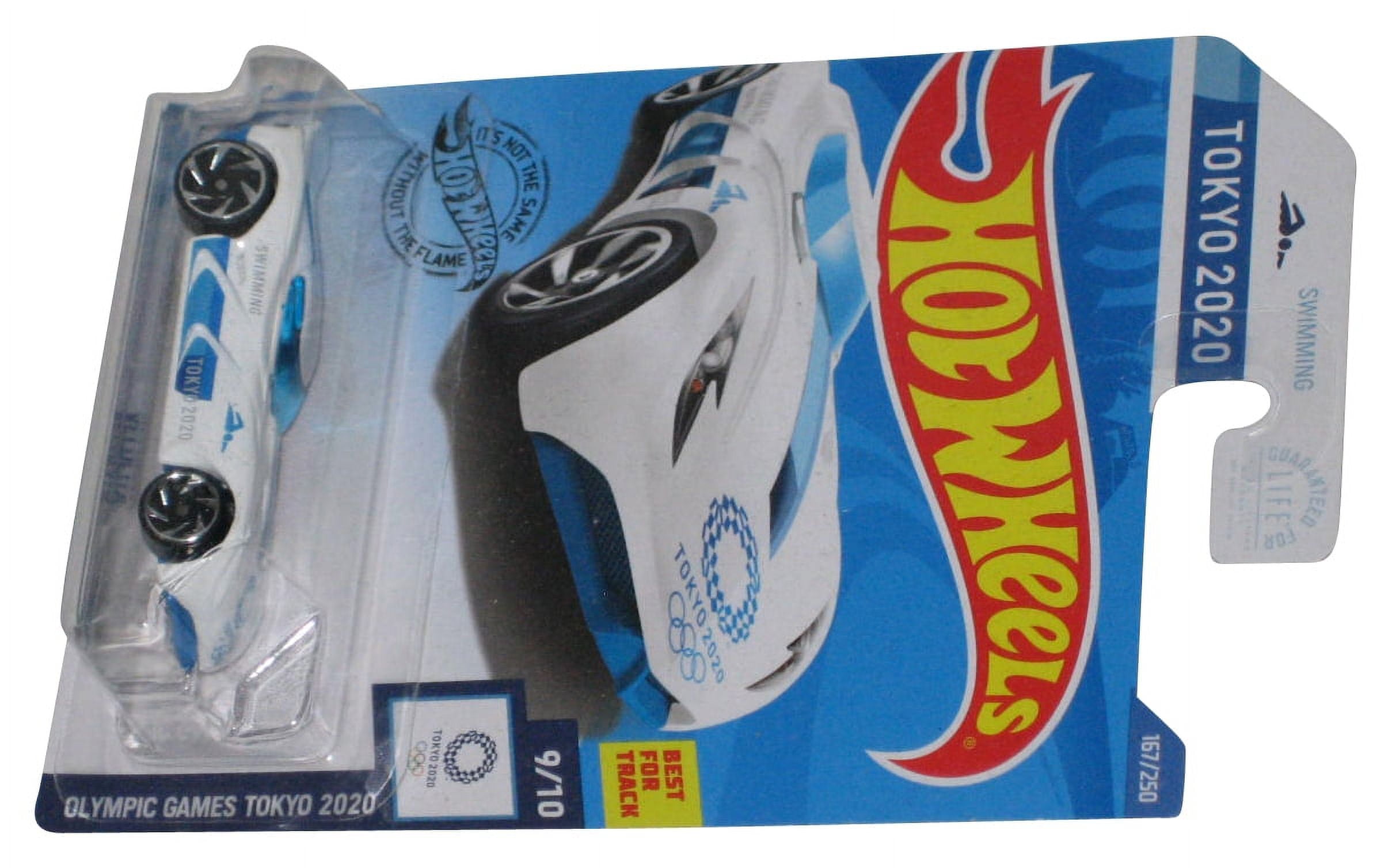 Hot Wheels Tokyo 2020 Swimming 9/10 Olympic Games White Velocita Toy Car 167/250