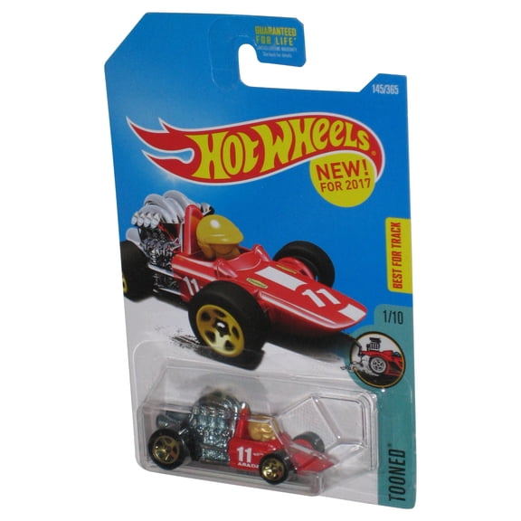 Hot Wheels Tooned 1/10 (2017) Red Head Starter Toy Car 145/365