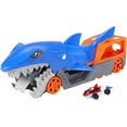Hot Wheels Toy Car Playset, Shark Chomp Transporter & 164 Scale Car, Connects to Track & Stores