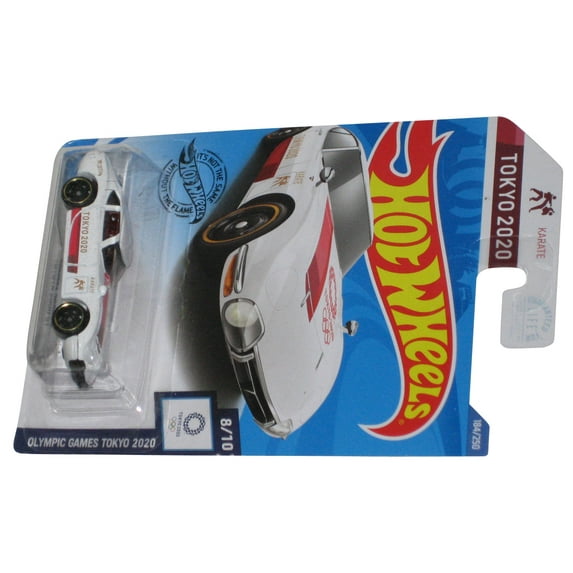 Hot Wheels Toyota 2000 GT Tokyo 2020 Karate Olympic Games White Toy Car 184/250