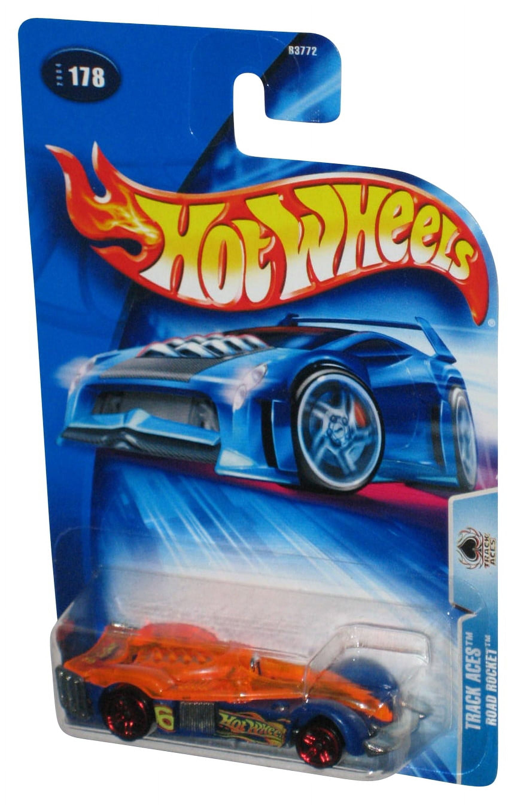 Hot Wheels Track Aces (2004) Orange Road Rocket Toy Car #178