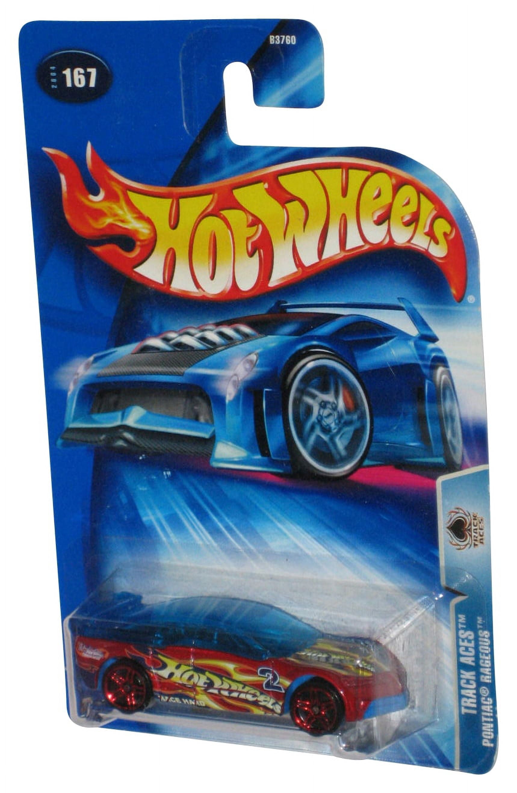Hot Wheels Track Aces (2004) Pontiac Rageous Blue Die-Cast Toy Car