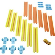 Hot Wheels Track Builder Fold Up Track Pack, 12 ft of Track, 5 Connectors & 1:64 Scale Car