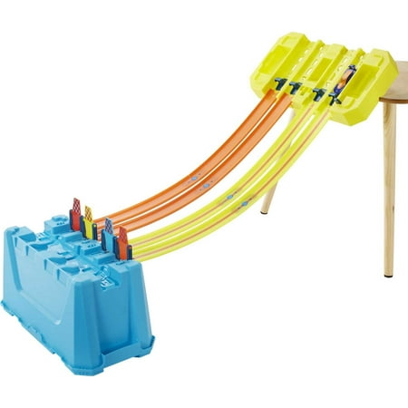 Hot Wheels Track Builder Gravity Box with 4 Lane Fair Start Gate