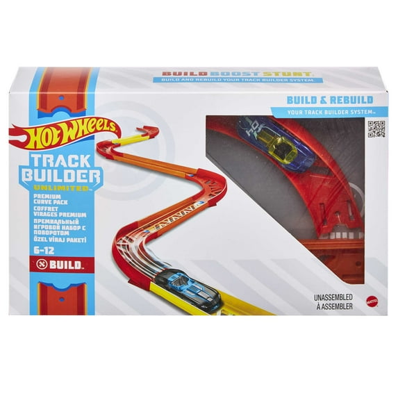 Hot Wheels Track Builder Pack Assorted Curve Parts
