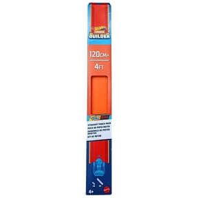 Hot Wheels Track Builder System Straight Track Pack (Orange, 4Ft)