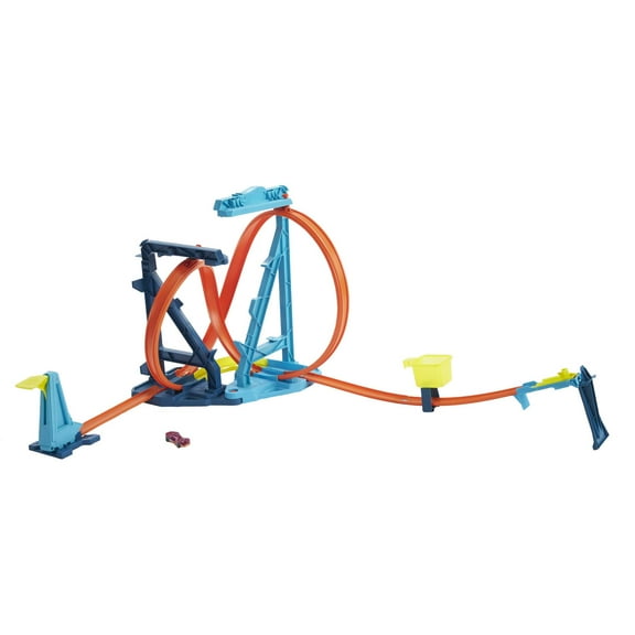 Hot Wheels Track Builder Unlimited Infinity Loop Kit Track Playset & 1 Toy Car in 1:64 Scale