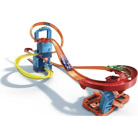 Hot Wheels Track Builder Unlimited Ultra Boost Kit Track Set, Motorized Boosters & Toy Car