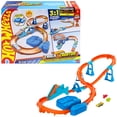 thumbnail interactive-video image 1 of Hot Wheels Track Creator Boosted Jump Speedway Set with 1:64 Scale Toy Car & Motorized Booster, 1 of 8