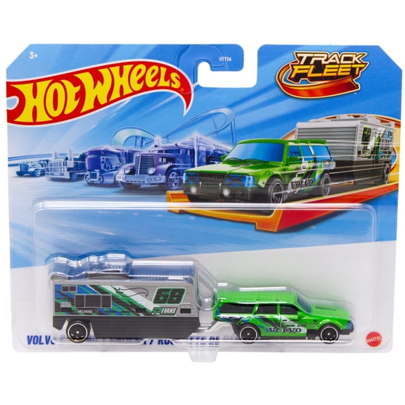 Hot Wheels Track Fleet Volvo 240 Dirft Camper Die Cast Car