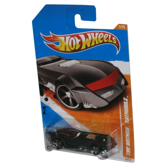 Hot Wheels Track Stars 1/15 (2010) Batman Batmobile Black Toy Car 66/244