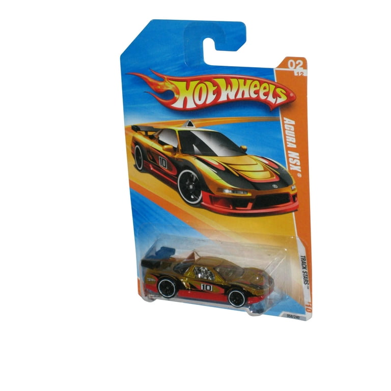 Hot Wheels Track Stars '10 2/12 (2009) Gold & Red Acura NSX
