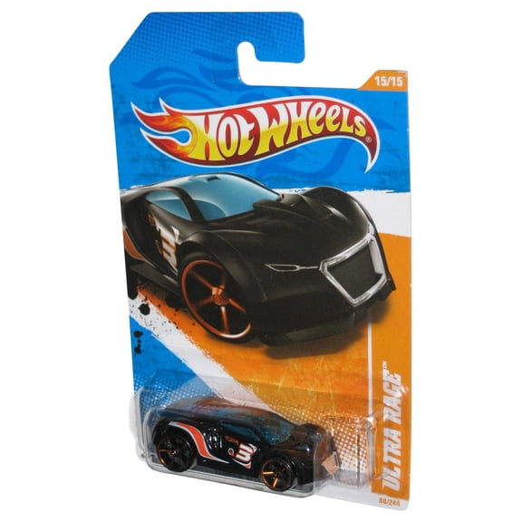 Hot Wheels Track Stars '11 15/15 (2010) Black Ultra Rage Toy Car 80/244