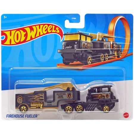 Hot Wheels Track Trucks Firehouse Fueler Diecast Car