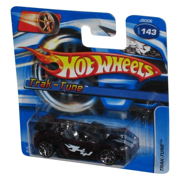 Hot Wheels Trak-Tune (2006) Mattel Purple Toy Car #143 - (Short Card)