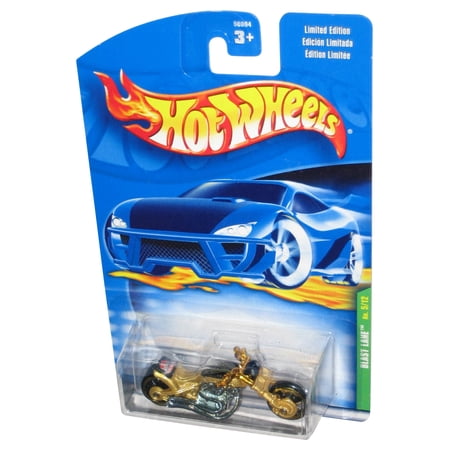 Hot Wheels Treasure Hunt (2000) Gold Motorcycle Bike Toy 5/12