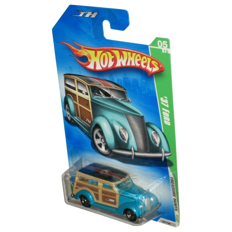 Hot Wheels Treasure Hunts 09 05 12 Teal Blue 37 Ford Toy Car 047 190