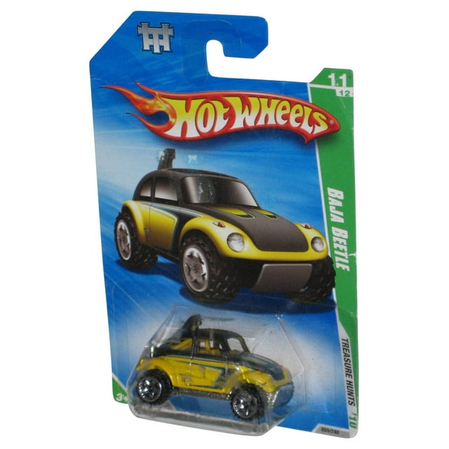 Hot Wheels Treasure Hunts 11/12 '10 Yellow Baja Beetle Toy Car 055/240 ...