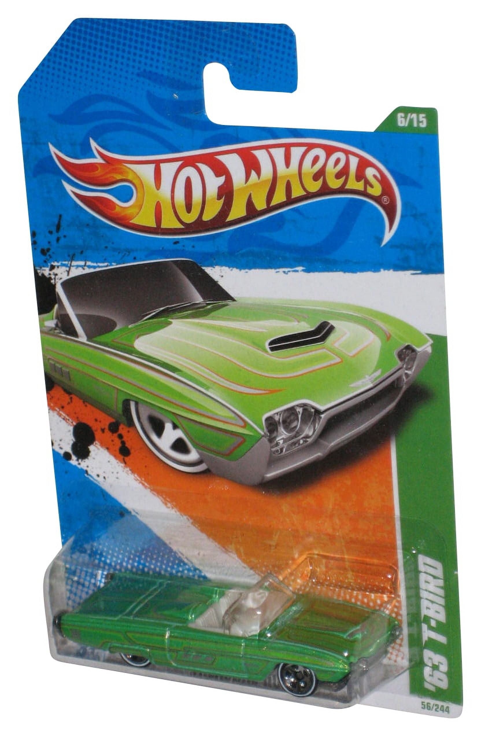 Hot Wheels Treasure Hunts 6 15 2010 Green 63 T Bird Car 56 244 Walmart