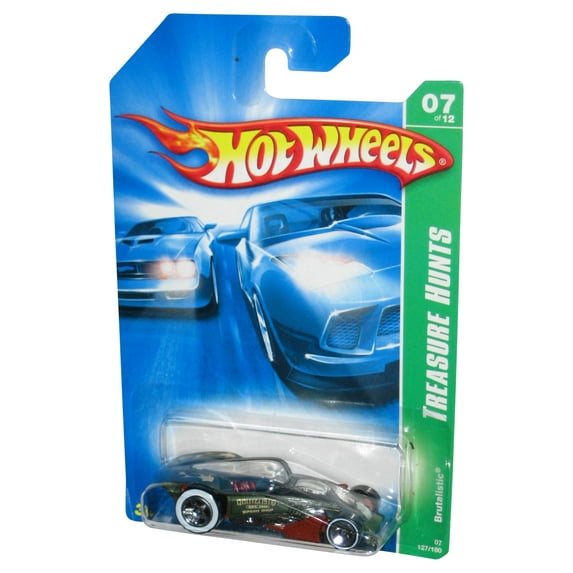 Hot Wheels Treasure Hunts 7/12 (2006) Green Brutalistic Toy Car 127/180