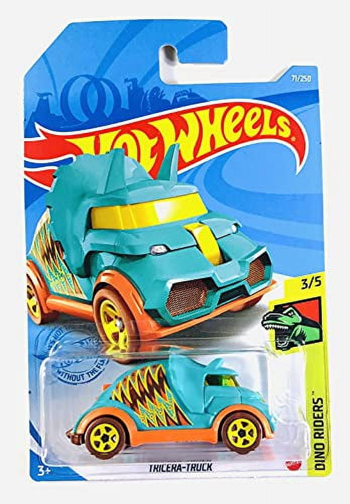 Hot Wheels Tricera-Truck (Teal) 2021 Dino Riders