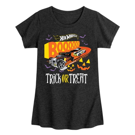 Hot Wheels - Halloween - Trick Or Treat - Toddler & Youth Girls Short Sleeve Graphic T-Shirt
