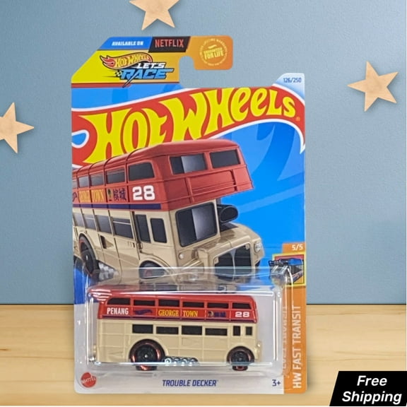Hot Wheels Trouble Decker - Fast Transit Series 5/5