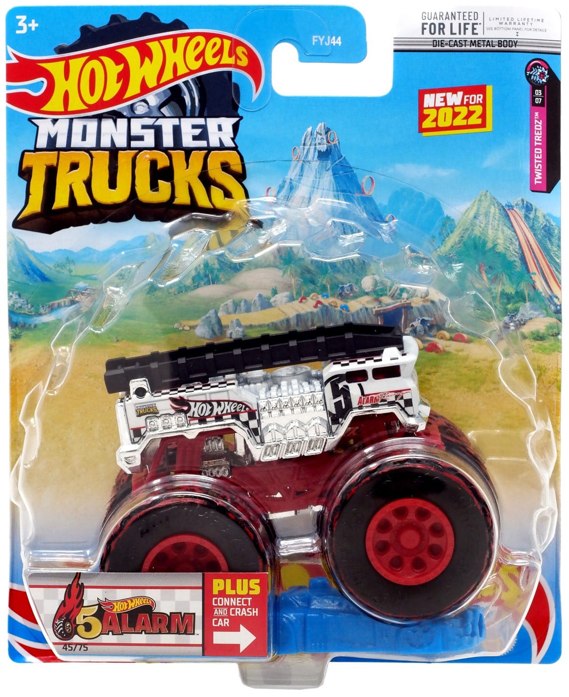 Hot Wheels Twisted Tredz 5 Alarm Diecast Car - Walmart.com
