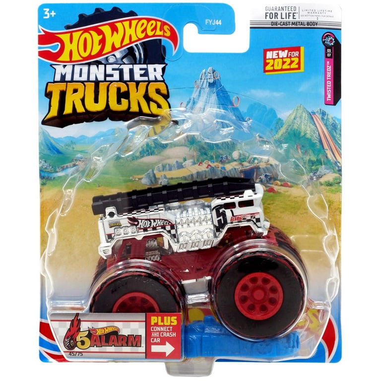 Hot Wheels Twisted Tredz 5 Alarm Diecast Car - Walmart.com