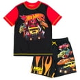 thumbnail image 1 of Hot Wheels UPF 50+ Rash Guard and Swim Trunks Outfit Set Toddler to Big Kid, 1 of 5