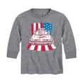 thumbnail image 1 of Hot Wheels - USA Stripes - Toddler And Youth Long Sleeve Graphic T-Shirt, 1 of 5