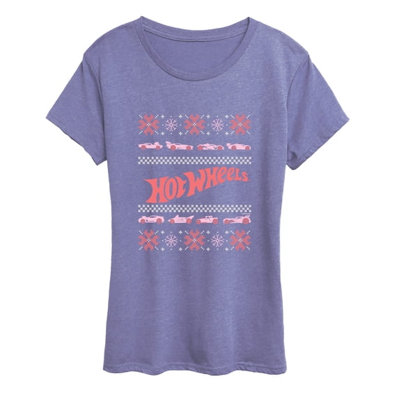 Hot Wheels - Ugly Sweater Tonal Women's Short Sleeve Graphic T-Shirt
