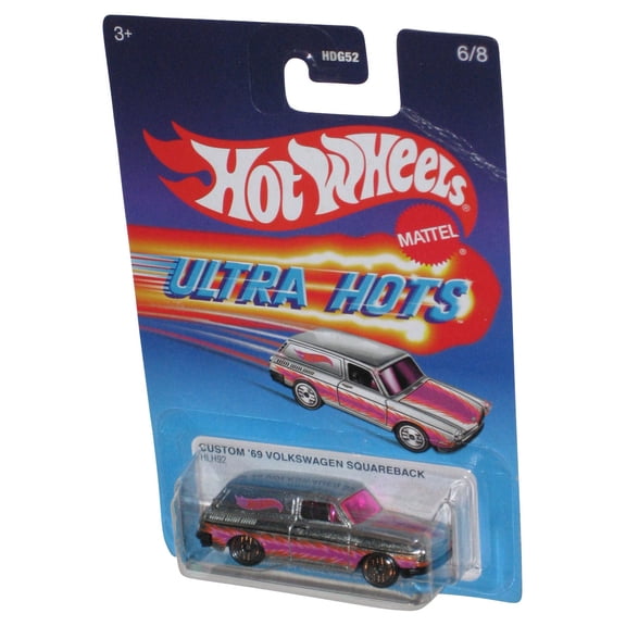 Hot Wheels Ultra Hots (2021) Silver Custom '69 Volkswagen Squareback Car 6/8