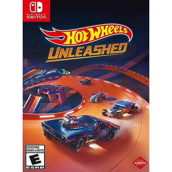 Restored Hot Wheels Unleashed, Physical/Nintendo Switch, Racing, Multiplayer, Driving, Simualtion, Action & Adventure Video Game, Parental Controls