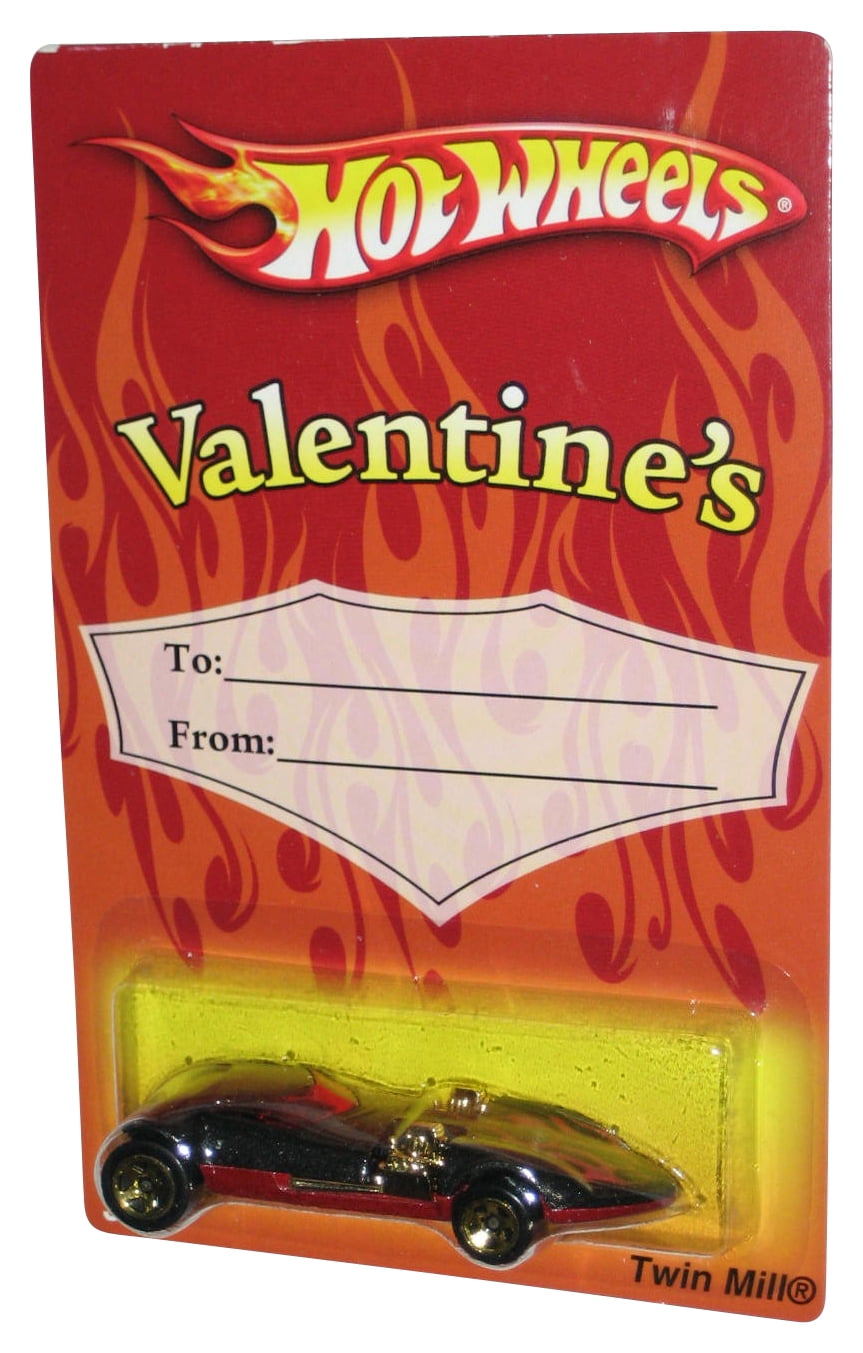 Hot Wheels Valentine's Day (2008) Mattel Black & Red Twin Mill Toy Car ...