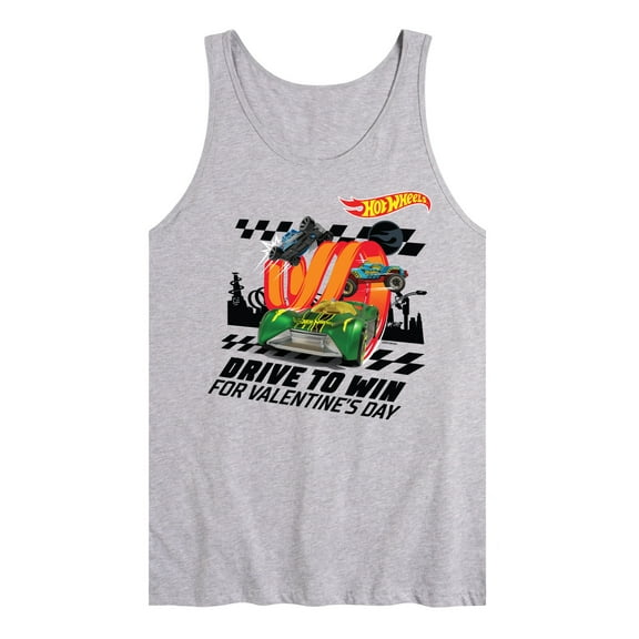 Hot Wheels - Valentine's Drive to Win - Men's Jersey Tank Top