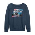 thumbnail image 1 of Hot Wheels - Valentine's Epic - Ladies French Terry Long Sleeve Shirt, 1 of 5